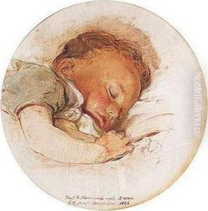 Study Of Thomas Knyvett Richmond Aged Three by George Richmond