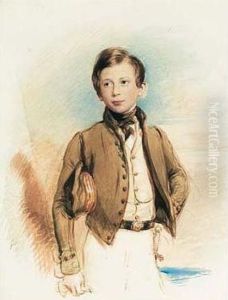 Portrait Of A Boy by George Richmond
