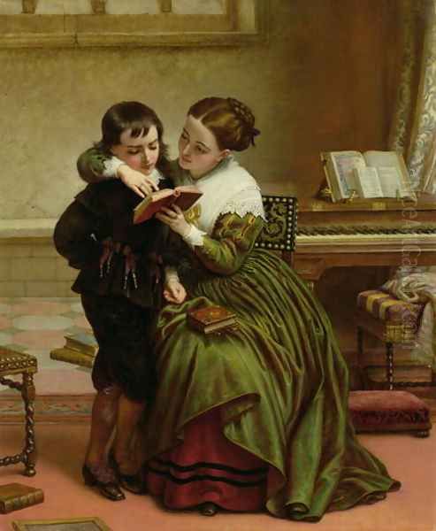 George Herbert and His Mother - view 1