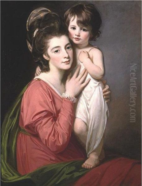 Portrait Of Mrs. Henrietta Morris And Her Son John - view 1