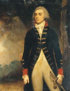 Portrait Of William Augustus, 3rd Earl Of De La Warr (1757-1783),three-quarter-length by George Romney