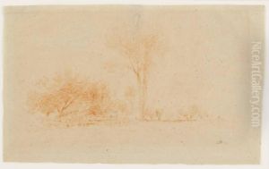Skogslandskap by Theodore Rousseau