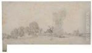 Paysage by Theodore Rousseau