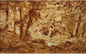 Sous-bois by Theodore Rousseau