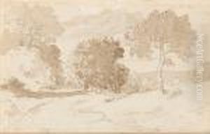 Paysage by Theodore Rousseau
