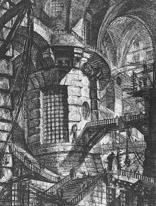 Carceri d'Invenzione- plate III (second edition) 1760