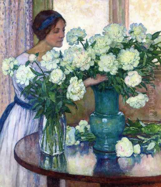 White Peonies - view 1