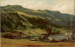 Paysage D'auvergne by Theodore Rousseau