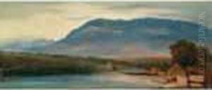 La Saleve Et L'arve Pres De Geneve, Circa 1834