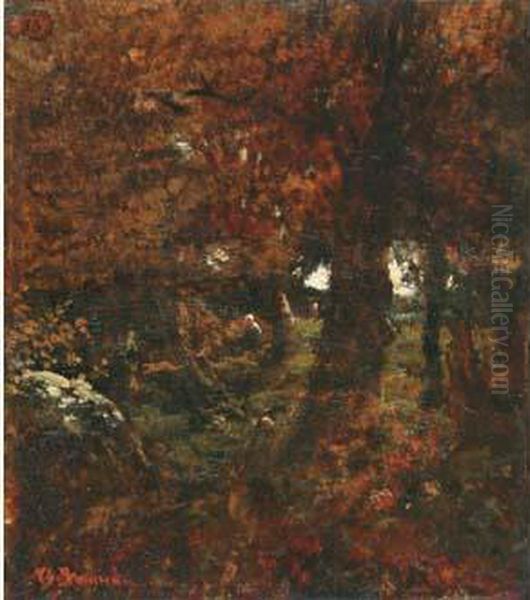 Interieur De Foret A L'automne - view 1
