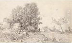 Paysage Rocheux by Theodore Rousseau