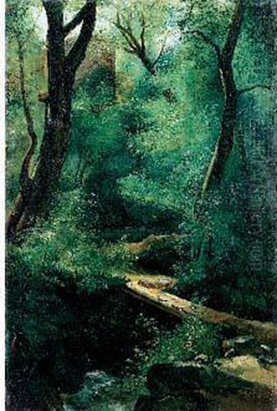 Le Petit Ruisseau En Foret, Circa 1828-1829 - view 1