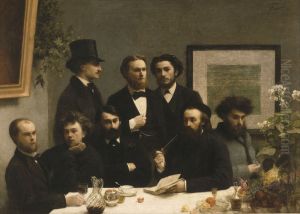 Corner of the Table by Ignace Henri Jean Fantin-Latour