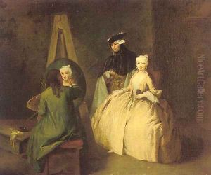 The Painter in his Studio 1740-45 by Pietro Falca (see Longhi)