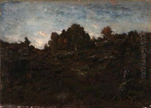 Sentier Du Jean-de-paris, Crpuscule (platire En Fort Defontainebleau)
Signed 'th Rousseau.' (lower Left), And Stamped With Initials'th.r' (lugt 2437; Lower Right) by Theodore Rousseau