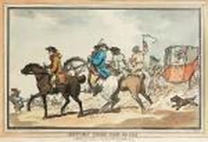 Return From The Races by Thomas Rowlandson