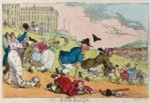 Bath Races by Thomas Rowlandson