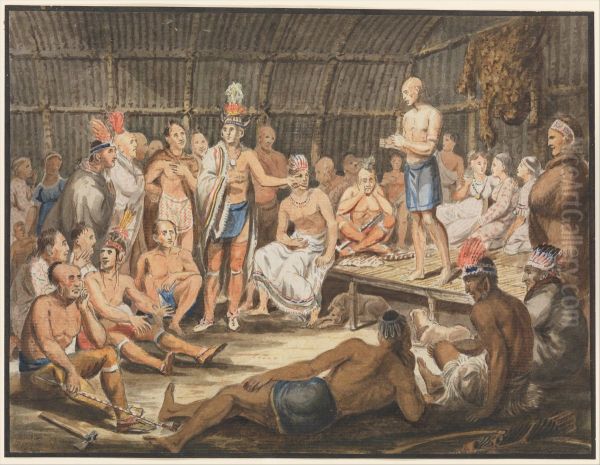 Exhibition of Indian Tribal Ceremonies at the Olympic Theater, Philadelphia - view 1