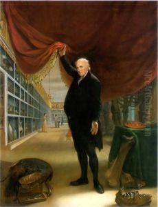 The Artist in his Museum 1822 by Charles Willson Peale