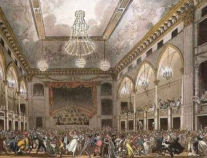 Pantheon Masquerade from Ackermanns Microcosm of London, engraved by John Bluck fl.1791-1831 published 1800 by T. Rowlandson & A.C. Pugin