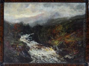 A Misty Moorland River