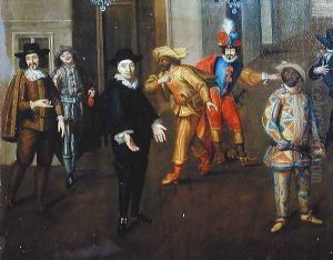 talian and French Comedians Playing in Farces, 1670