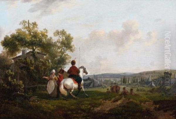Campement Des Cosaques De La Garde De L'empereur Alexandre 1er De Russie - view 1