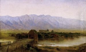 Town In Upper Hungary With The Tatra Mountains In The Background
