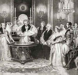 The Baptism of the Princess Royal by Charles Robert Leslie