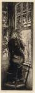 Au Bord De La Mer by James Jacques Joseph Tissot