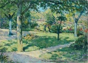 Conversation Dans Le Jardin by Theo van Rysselberghe
