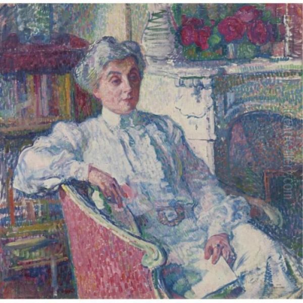 Maria Van Rysselberghe Au Coin Du Feu - view 1