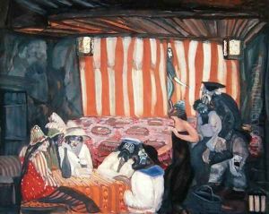 Cabaret II by Boris Dmitrievich Grigoriev