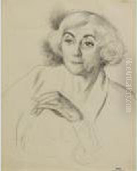 Portrait De Maria Van Rysselberghe A La Cigarette - view 1