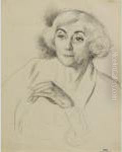 Portrait De Maria Van Rysselberghe A La Cigarette by Theo van Rysselberghe