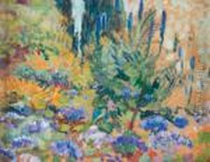 Paysage Aux Arums Et Agapanthes by Theo van Rysselberghe