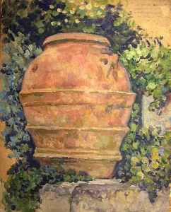 Jarre Dans Un Jardin. by Theo van Rysselberghe