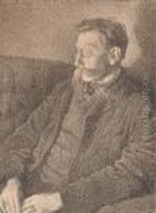Portrait D'emile Verhaeren by Theo van Rysselberghe