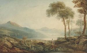 View Of Lake Bala, Snowdonia, With Cader Idris Beyond
