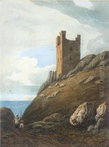 The Lilburn Tower, Northumberland by John Varley