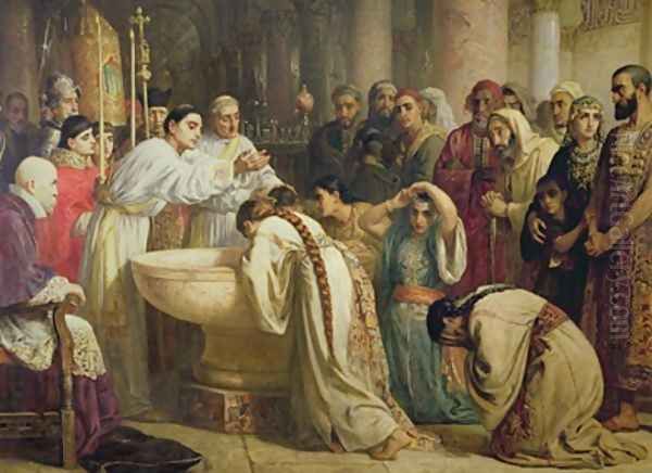The Moorish Proselytes of Granada 1873 - view 1