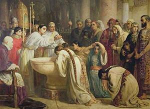The Moorish Proselytes of Granada 1873 by Edwin Longsden Long