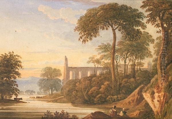 View Of Bolton Abbey, Yorkshire - view 1
