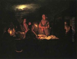 The Night Market 2 by Petrus van Schendel