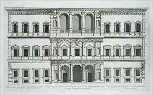 Palazzo Farnese by Pietro or Falda, G.B. Ferrerio