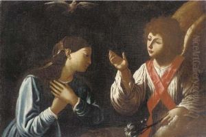 The Annunciation by Aubin Vouet