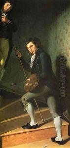 The Staircase Group 1795 by Charles Willson Peale