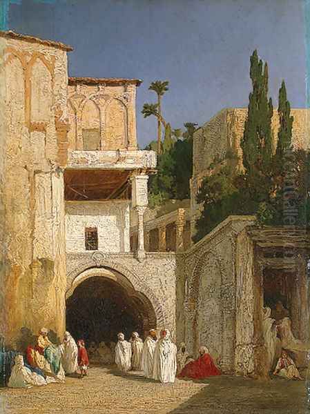 Before a Mosque (Cairo) - view 1
