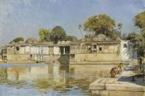 Tomb Of The Sultans And Lake At Sarkhej, Near Ahmedabad