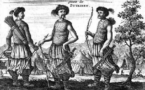 Warriors from the South from an account of a Dutch Embassy to China 1665 - view 1